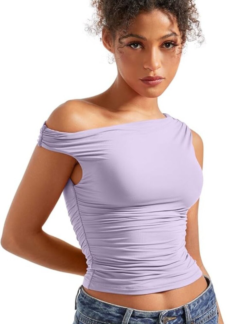 Off The Shoulder Sleeveless Top